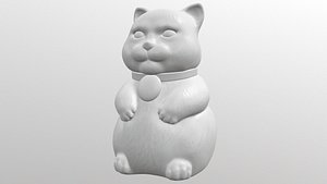 Money Box Cat print