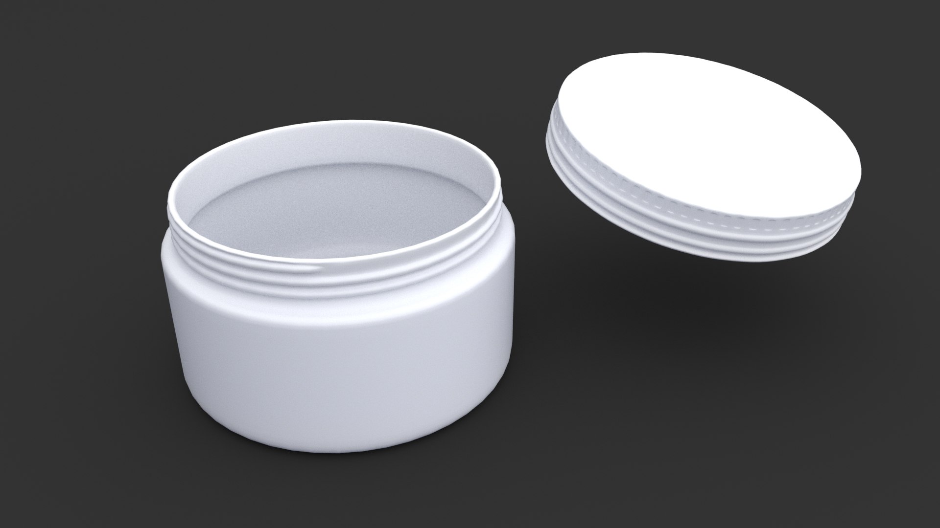 3D Cosmetic Cream Container Set Model - TurboSquid 2218652