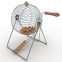 Vintage Wire Bingo Cage