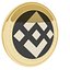 Moneda de oro criptomoneda Binance Coin