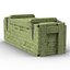 military gun magazines boxes 3D model
