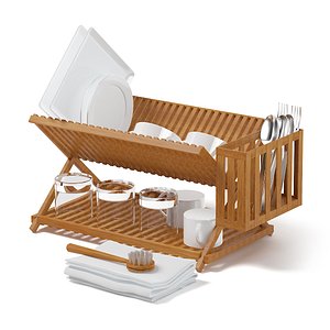 Dish Dryer 3D Model