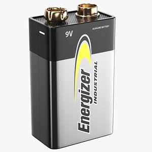 Detailed 9V Energizer Battery