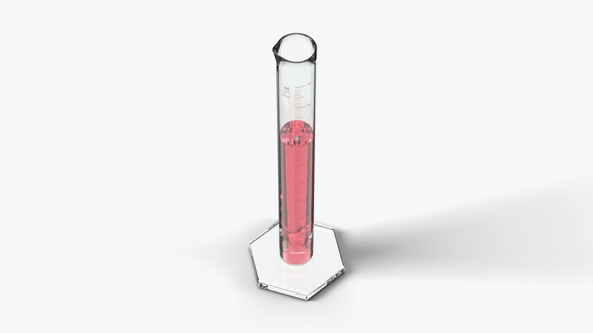 Graduated Measuring Cylinder 100 ml with Hexagonal Base - Laboratory Glassware 3D model https://p.turbosquid.com/ts-thumb/yF/2SKc1h/cV/shot3/jpg/1792243360/1920x1080/fit_q87/4dd799b7289eabd794a32f91ce6e3106abf4da18/shot3.jpg