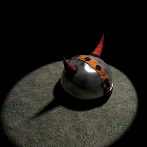 3D demonhelmet model
