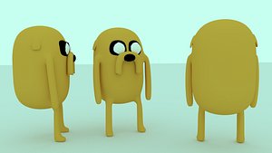 jake dog 3d model