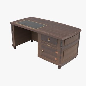 3D home office desk model