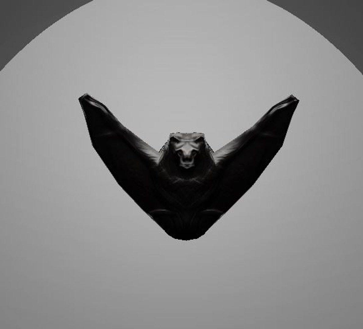 3d Model Of Bat Flying