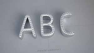 characters diamonds 3D model