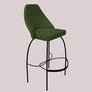 Chair with long legs 3D model