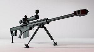 3D 50 Cal Sniper Rifle