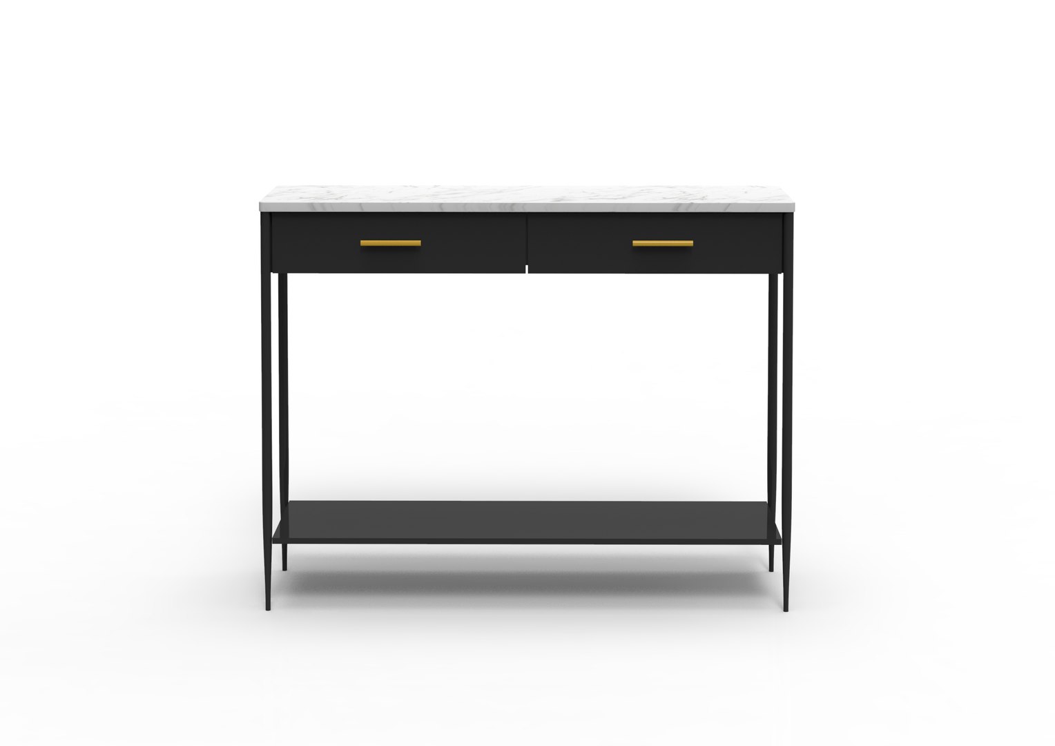 West Elm Metalwork Console 3D TurboSquid 1628767