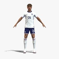 3D Rigged Cole Palmer England Euro 2024