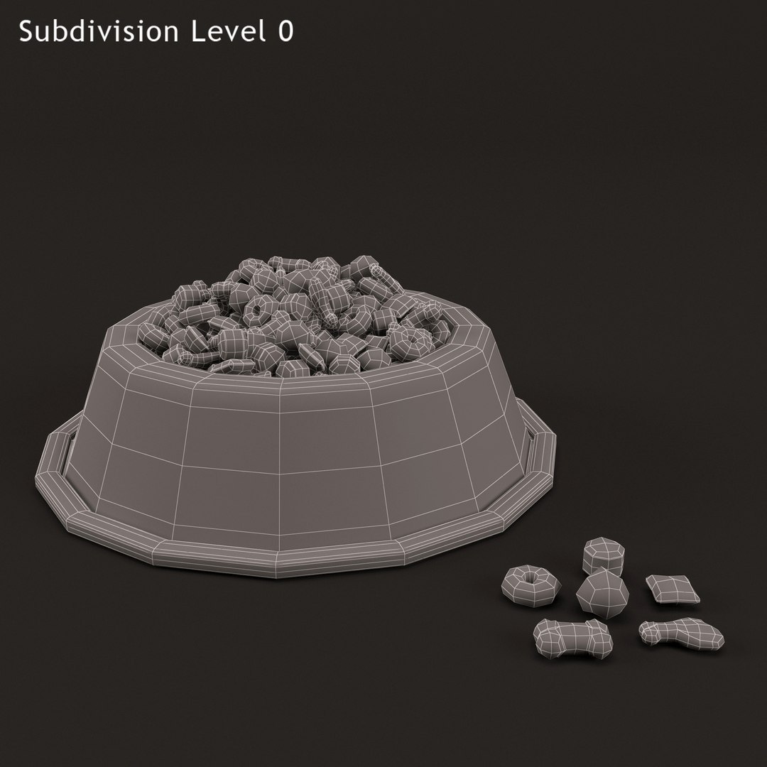 Pet Food 3d Model