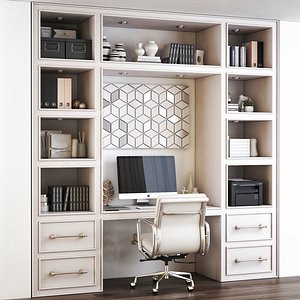 Office workplace 89 3D model