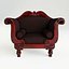 North european mahogany armchair by 3DRivers