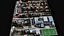town buildings sector diorama terrain drone scan