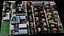town buildings sector diorama terrain drone scan