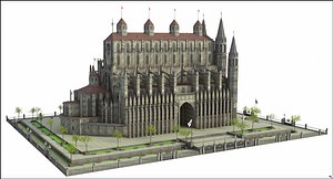 church fantasy 3D model