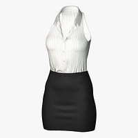M3D Office Lady Outfit 002