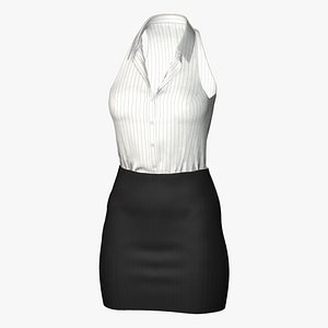 M3D Office Lady Outfit 002
