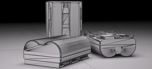 3D model bp-511 li-ion battery 2017