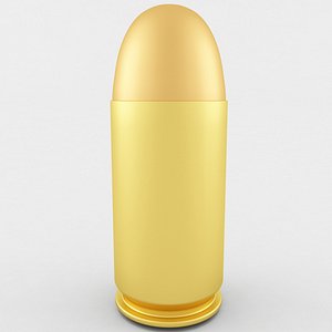 3D model 45 acp cartridge