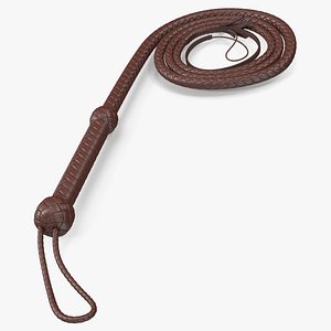 Cowboy Whip Brown Rigged
