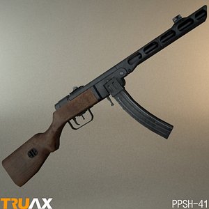 russian ppsh-41 stick 3d max