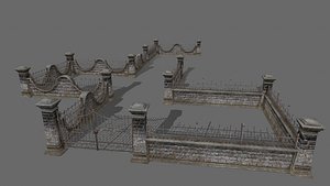 gate wall 3D