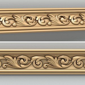 decorative molding 3d max