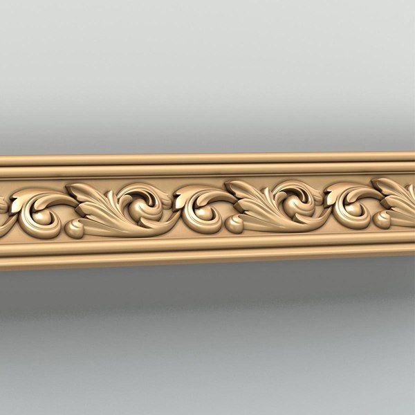 decorative molding 3d max