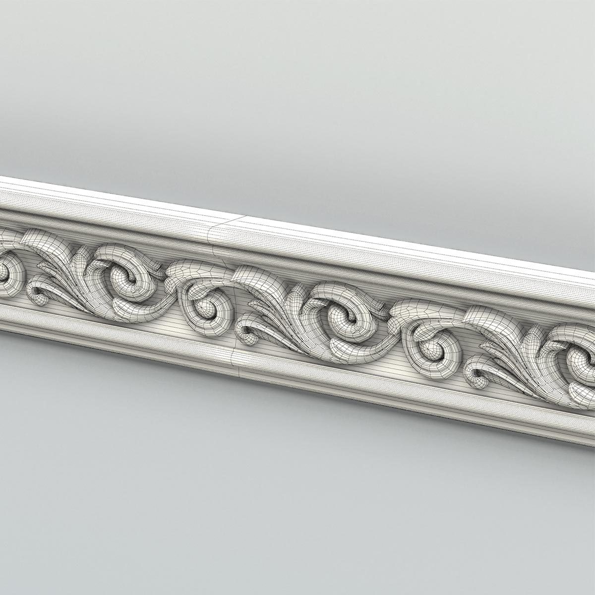 decorative molding 3d max