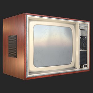 retro television 1980s model