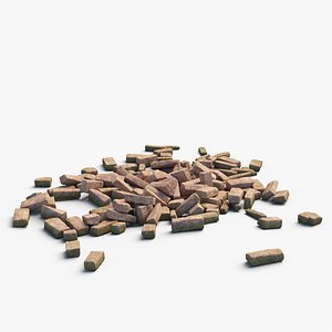 Rock piles 3D model