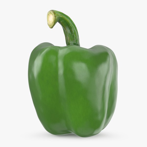 3D model Green Bell Pepper