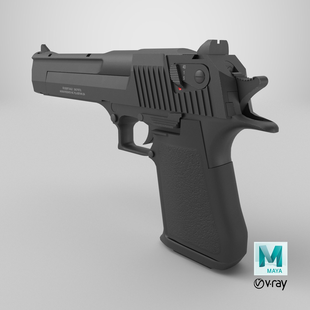 3D desert eagle pistol https://p.turbosquid.com/ts-thumb/yF/xOBegW/Dt/stemcell_maya_vray_render/png/1732286340/1920x1080/fit_q87/e4a79c87a0b5a74932d7462a002f3f64a280f643/stemcell_maya_vray_render.jpg