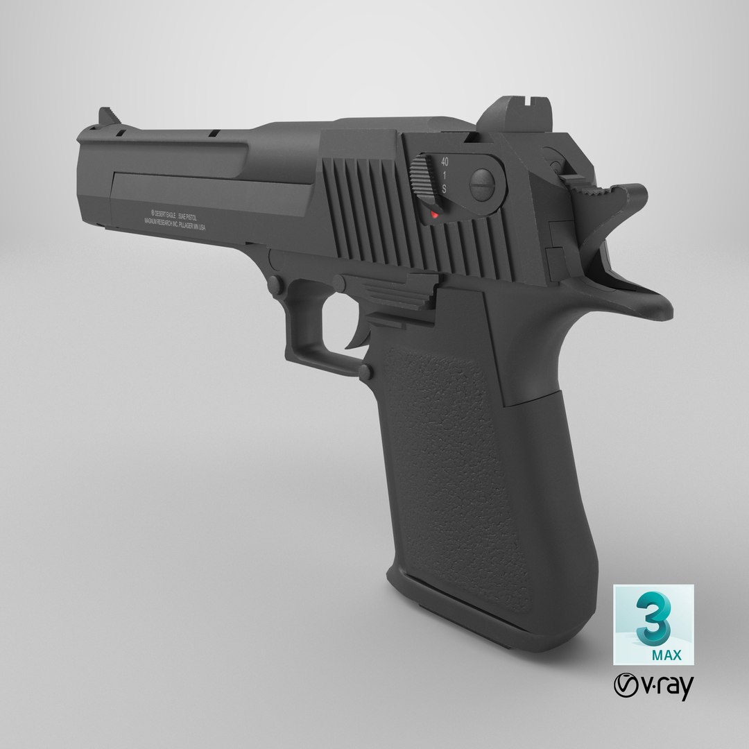 3D desert eagle pistol https://p.turbosquid.com/ts-thumb/yF/xOBegW/XM/stemcell_max_vray_render/png/1732286347/1920x1080/fit_q87/66538cfc6cbcd8e50c82074bcb4ad8adc2138b09/stemcell_max_vray_render.jpg