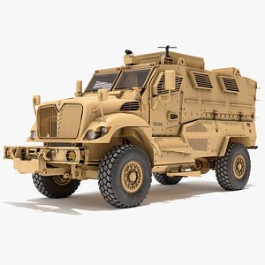 Military Armored Vehicle Sandy Rigged for Maya 3D model
