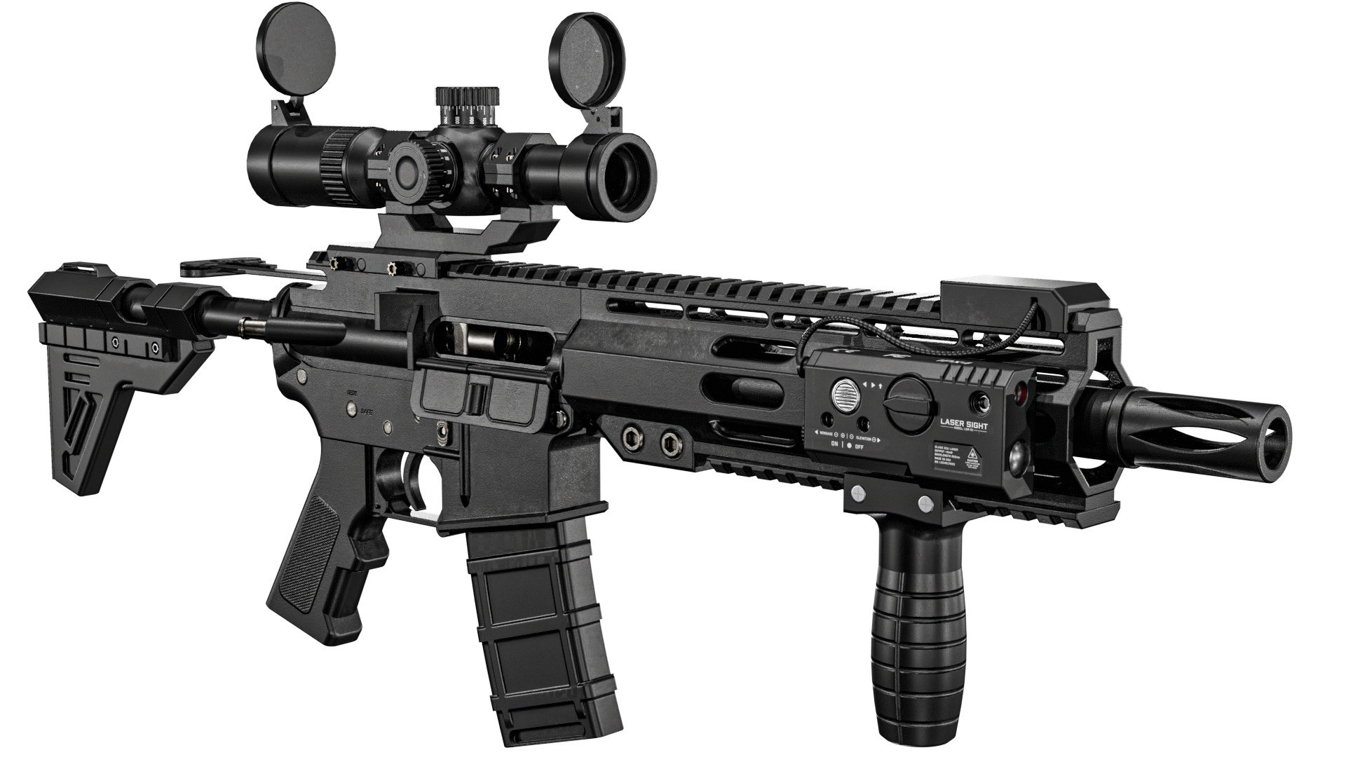 Custom  M4 Rifle 3D model https://p.turbosquid.com/ts-thumb/yG/4ifmNX/3O/m4gunpbr3dmodel17/jpg/1789561034/1920x1080/fit_q87/a46d63a490b9878e5f43eaa212010a84671f118f/m4gunpbr3dmodel17.jpg