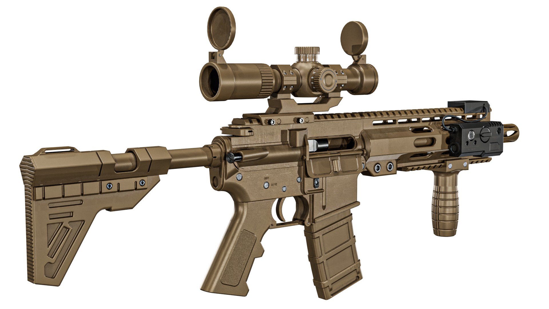 Custom  M4 Rifle 3D model https://p.turbosquid.com/ts-thumb/yG/4ifmNX/3g/m4gunpbr3dmodel20/jpg/1789561037/1920x1080/fit_q87/d204fb4fba45ab7a72f08b4c2f46d1d385001427/m4gunpbr3dmodel20.jpg