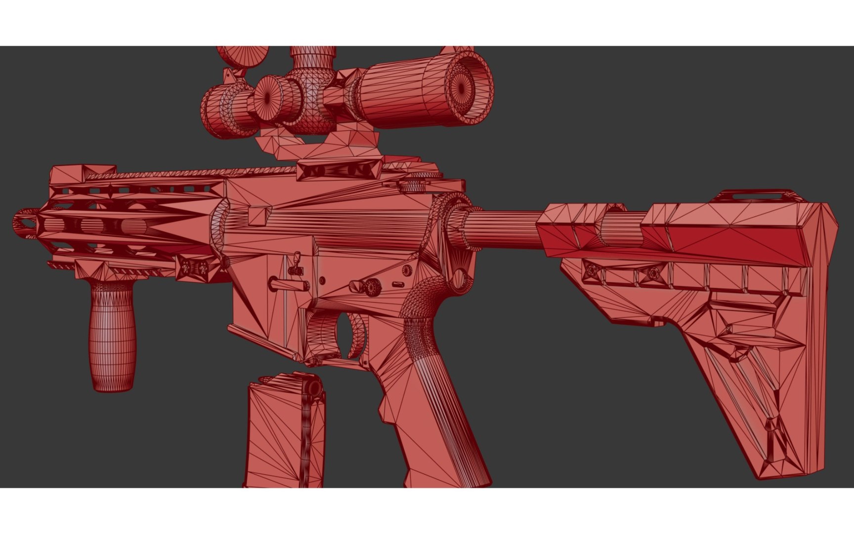 Custom  M4 Rifle 3D model https://p.turbosquid.com/ts-thumb/yG/4ifmNX/Di/wire3/jpg/1789561006/1920x1080/fit_q87/053c85100935a07c46d32c2538e3cb821e3fac95/wire3.jpg