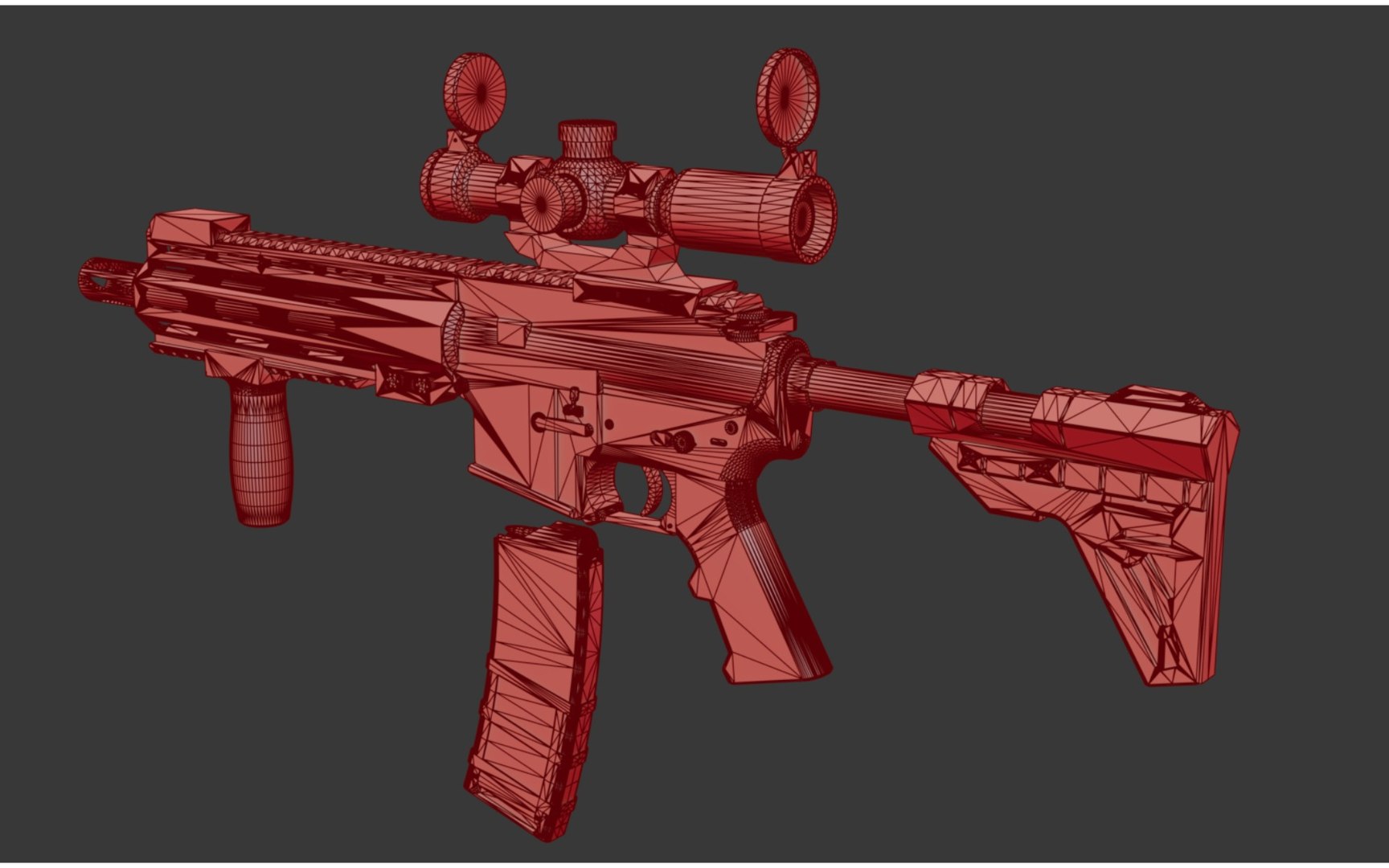 Custom  M4 Rifle 3D model https://p.turbosquid.com/ts-thumb/yG/4ifmNX/UM/wire4/jpg/1789561005/1920x1080/fit_q87/0c30aac33045da04c2f7176eed967c0ccdc869eb/wire4.jpg