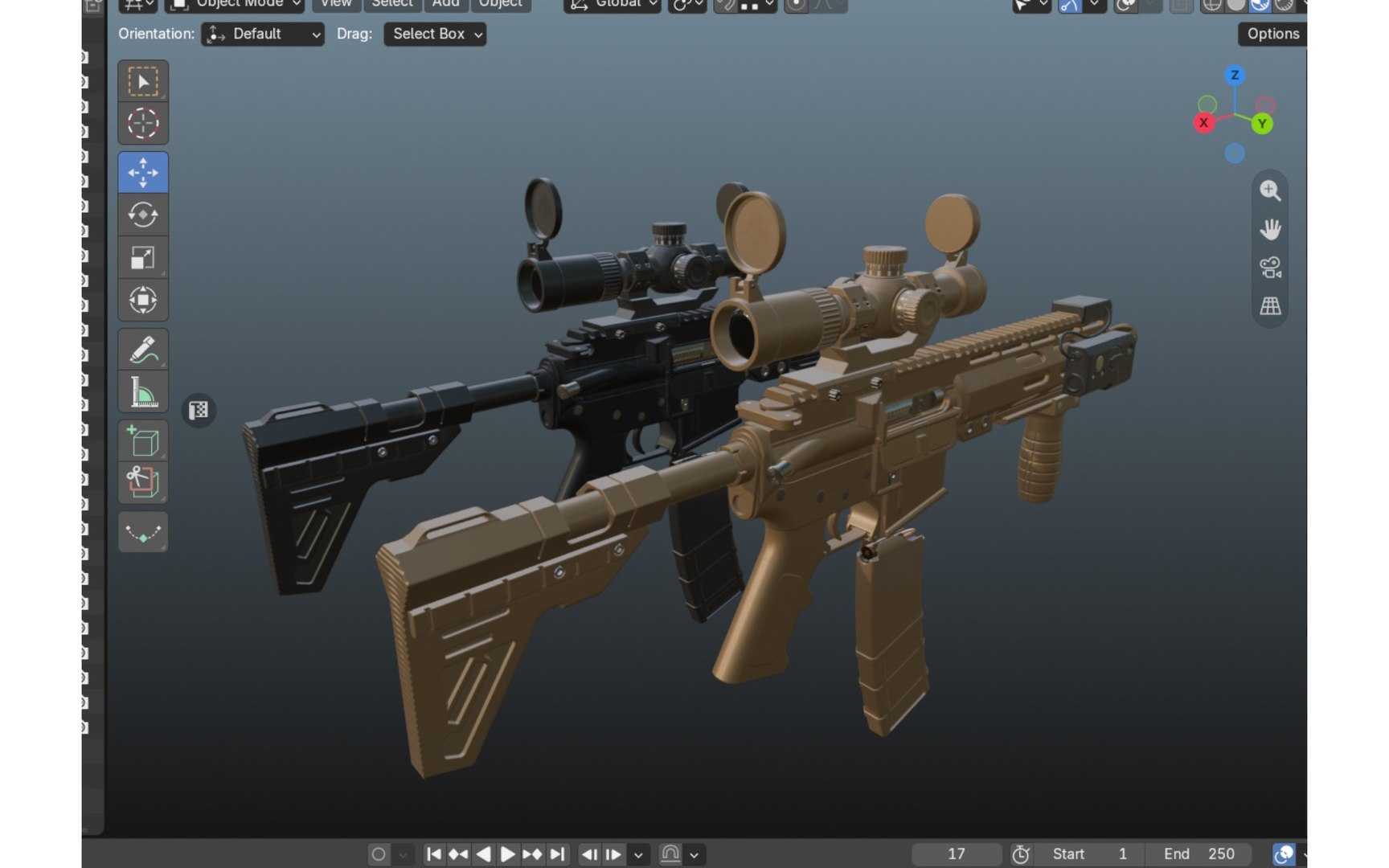 Custom  M4 Rifle 3D model https://p.turbosquid.com/ts-thumb/yG/4ifmNX/YT/blender1/jpg/1789561009/1920x1080/fit_q87/fa4e5730e3e4b612bad257a8696ce6c0bde4eaa5/blender1.jpg