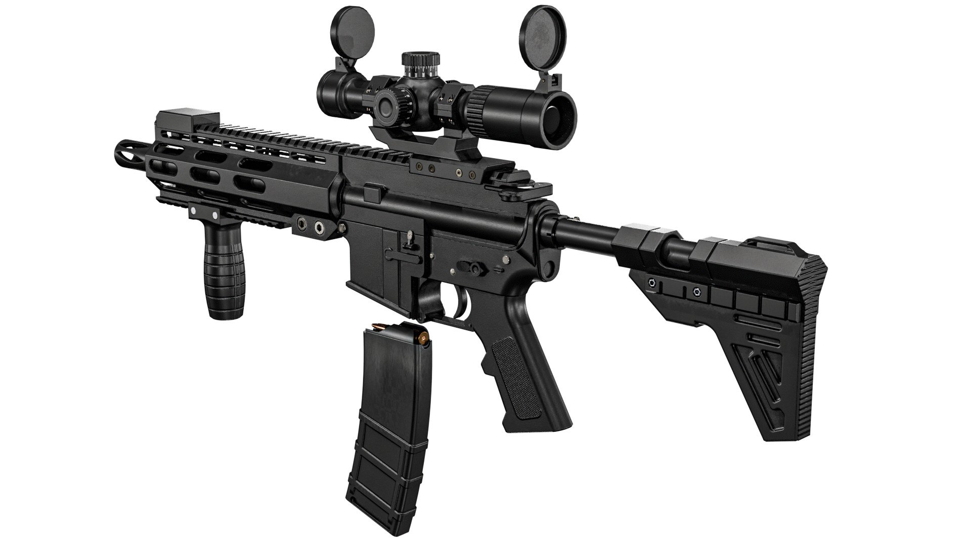 Custom  M4 Rifle 3D model https://p.turbosquid.com/ts-thumb/yG/4ifmNX/cA/m4gunpbr3dmodel28/jpg/1789561046/1920x1080/fit_q87/6ec620e75c2ec9b03f28593bdfb5decb272dae53/m4gunpbr3dmodel28.jpg