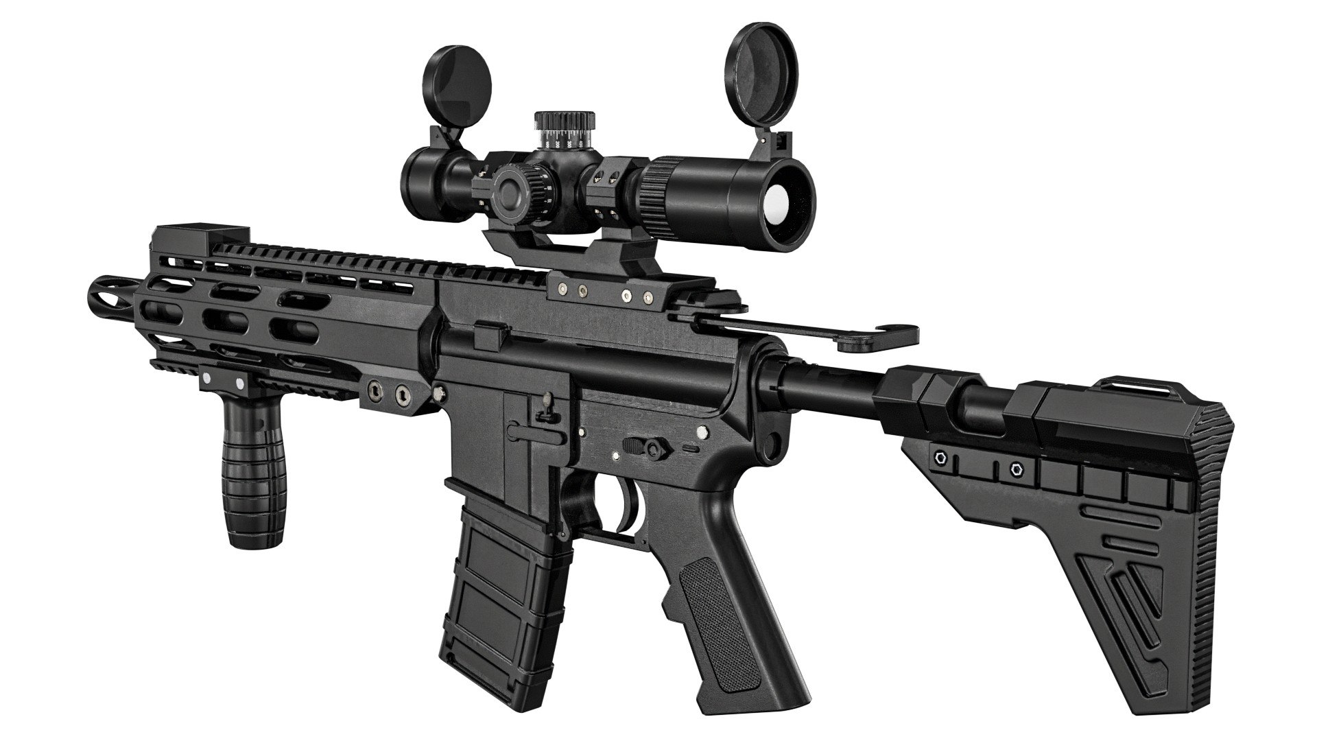 Custom  M4 Rifle 3D model https://p.turbosquid.com/ts-thumb/yG/4ifmNX/eu/m4gunpbr3dmodel16/jpg/1789561032/1920x1080/fit_q87/f13e18d0dc11c418aad762e1a77e0668b9705976/m4gunpbr3dmodel16.jpg