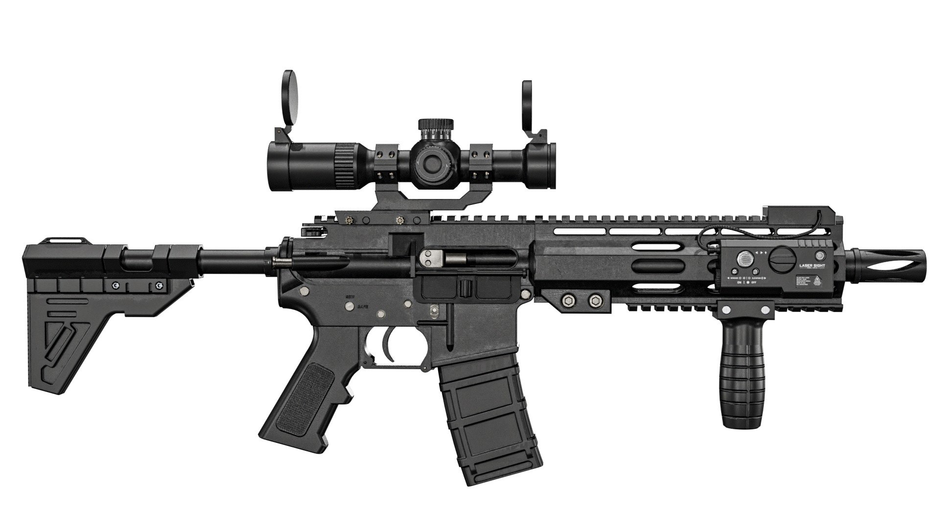 Custom  M4 Rifle 3D model https://p.turbosquid.com/ts-thumb/yG/4ifmNX/um/m4gunpbr3dmodel19/jpg/1789561036/1920x1080/fit_q87/0e68debc23d0e143a64afd03b96a88524cd36677/m4gunpbr3dmodel19.jpg