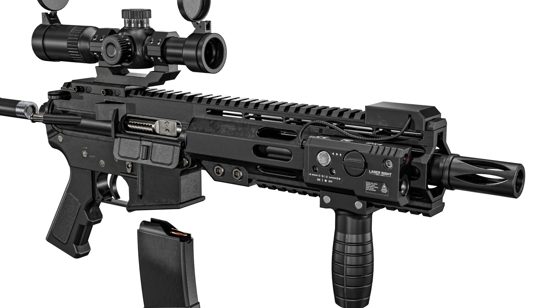 Custom  M4 Rifle 3D model https://p.turbosquid.com/ts-thumb/yG/4ifmNX/ze/m4gunpbr3dmodel12/jpg/1789561028/1920x1080/fit_q87/4c384c676c27ca8a3d87822d64932ed6538a4a88/m4gunpbr3dmodel12.jpg
