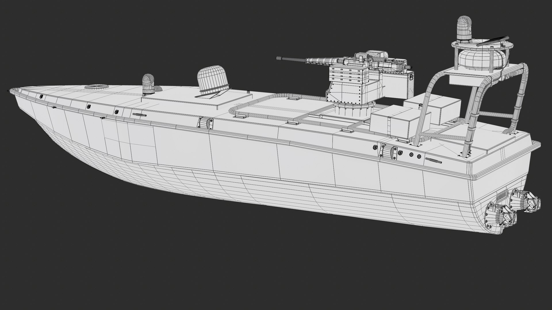Sea Baby USV Drone With Gun PBR 3D model https://p.turbosquid.com/ts-thumb/yG/9Cj7xk/a6/screenshot031/png/1790013086/1920x1080/fit_q87/85b593d00ed5b78eef772a1bb362375d645cf8e0/screenshot031.jpg