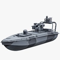 Sea Baby USV Drone With Gun PBR